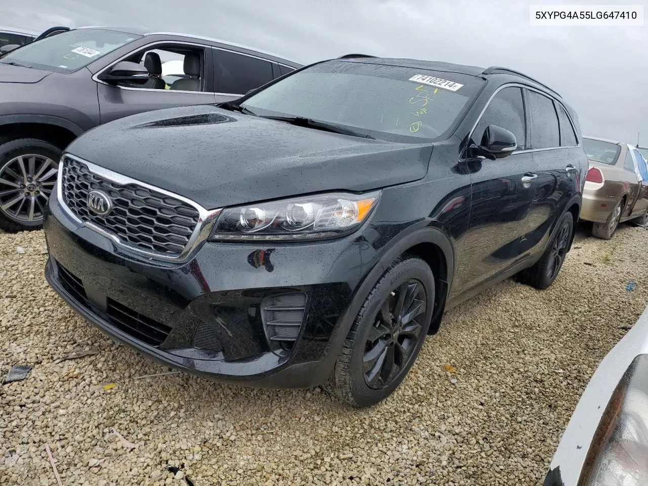 2020 Kia Sorento S VIN: 5XYPG4A55LG647410 Lot: 74102214