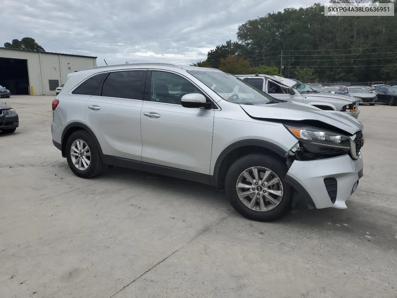 2020 Kia Sorento L VIN: 5XYPG4A38LG636951 Lot: 74190524