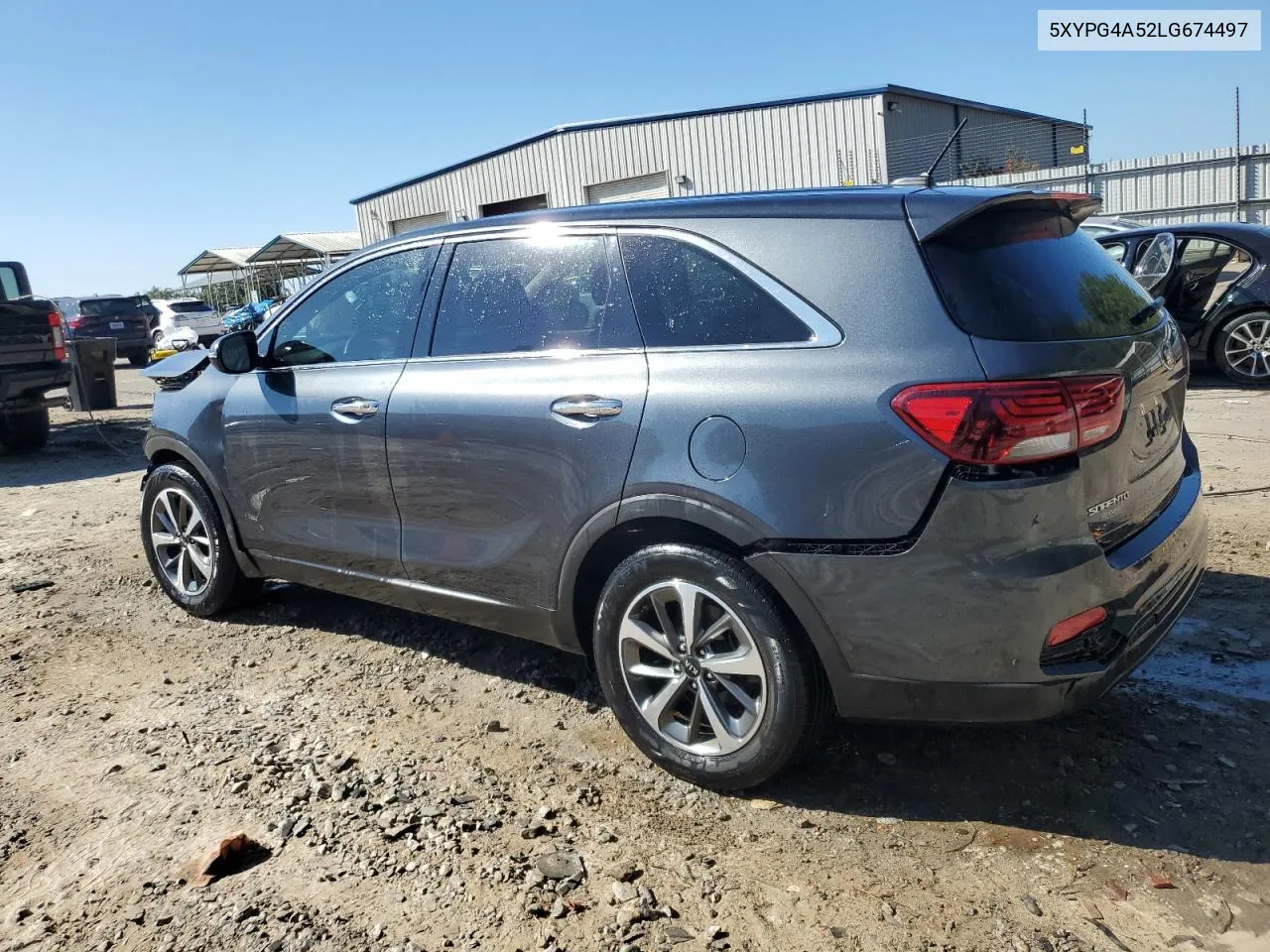 2020 Kia Sorento S VIN: 5XYPG4A52LG674497 Lot: 74208854