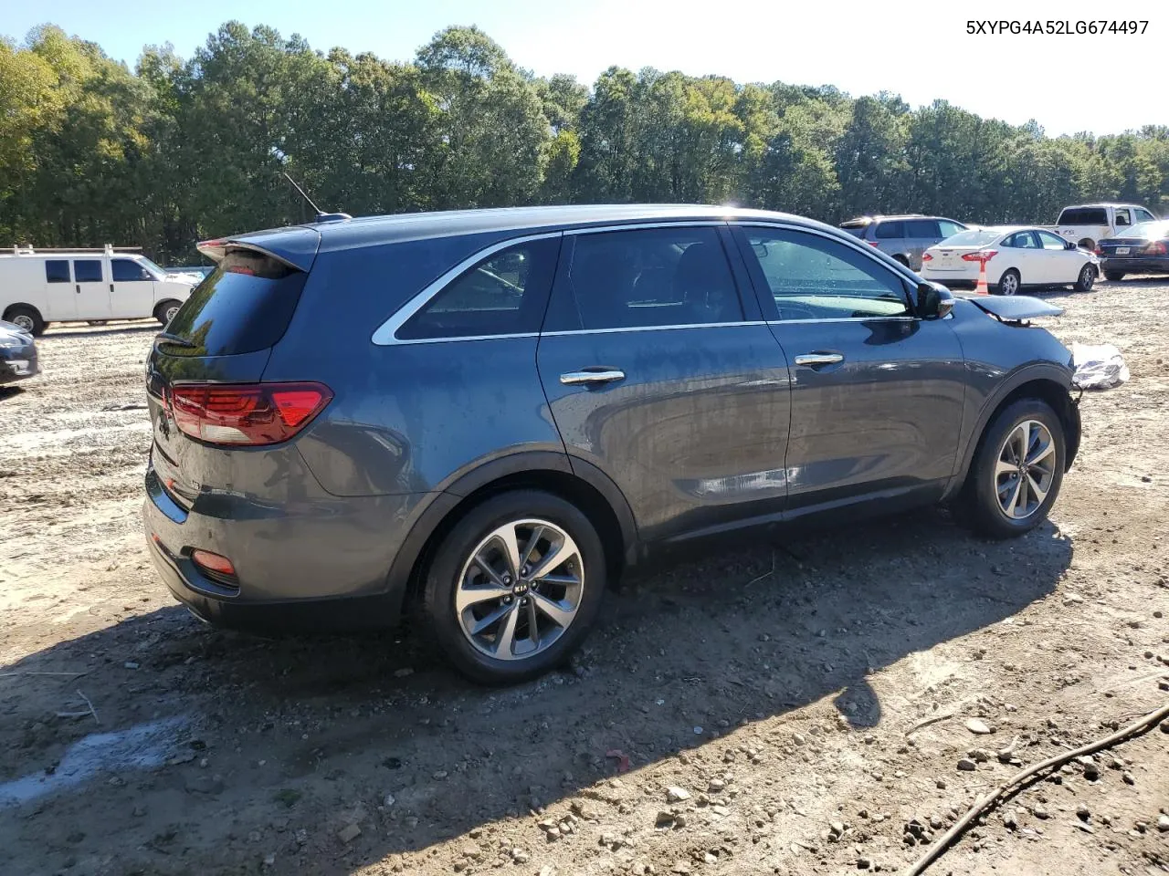 2020 Kia Sorento S VIN: 5XYPG4A52LG674497 Lot: 74208854