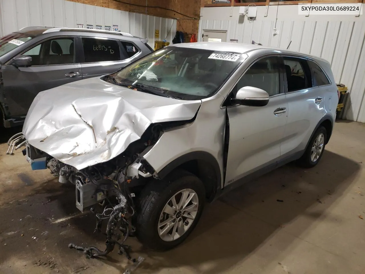 2020 Kia Sorento L VIN: 5XYPGDA30LG689224 Lot: 74268774