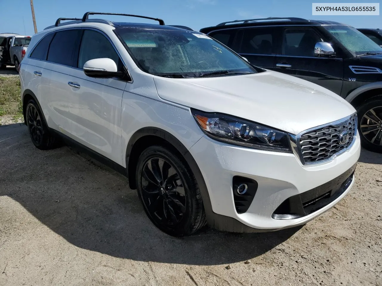 2020 Kia Sorento Ex VIN: 5XYPH4A53LG655535 Lot: 74417144