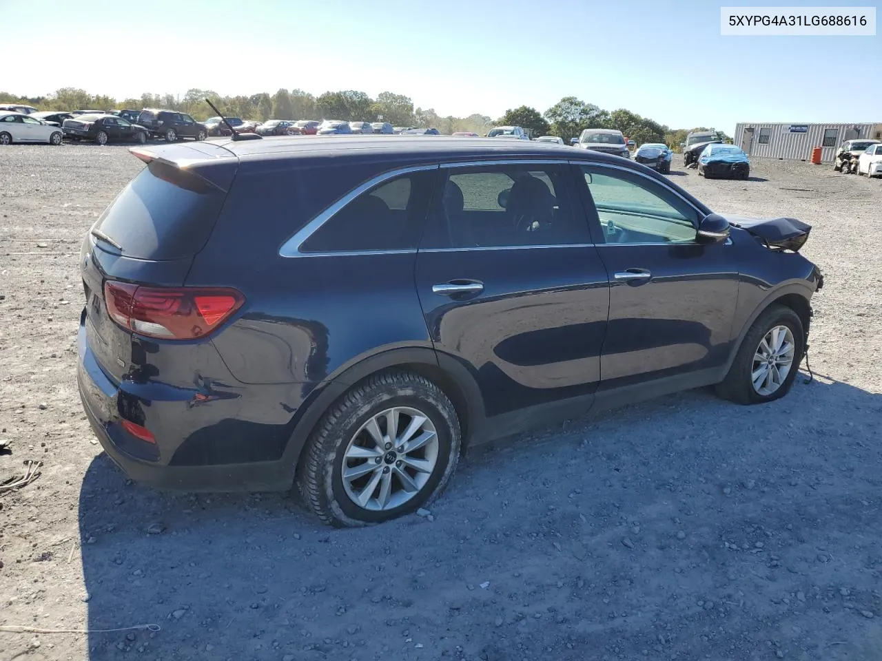 2020 Kia Sorento L VIN: 5XYPG4A31LG688616 Lot: 74545564