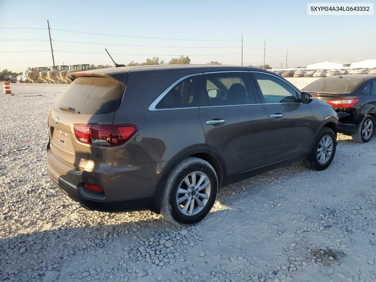 2020 Kia Sorento L VIN: 5XYPG4A34LG643332 Lot: 74609424