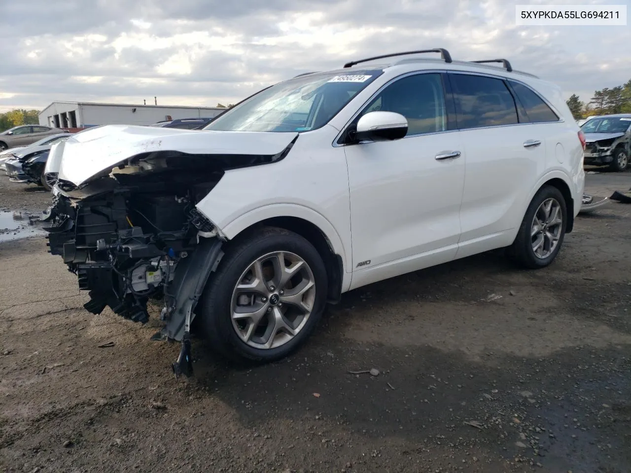 2020 Kia Sorento Sx VIN: 5XYPKDA55LG694211 Lot: 74950274