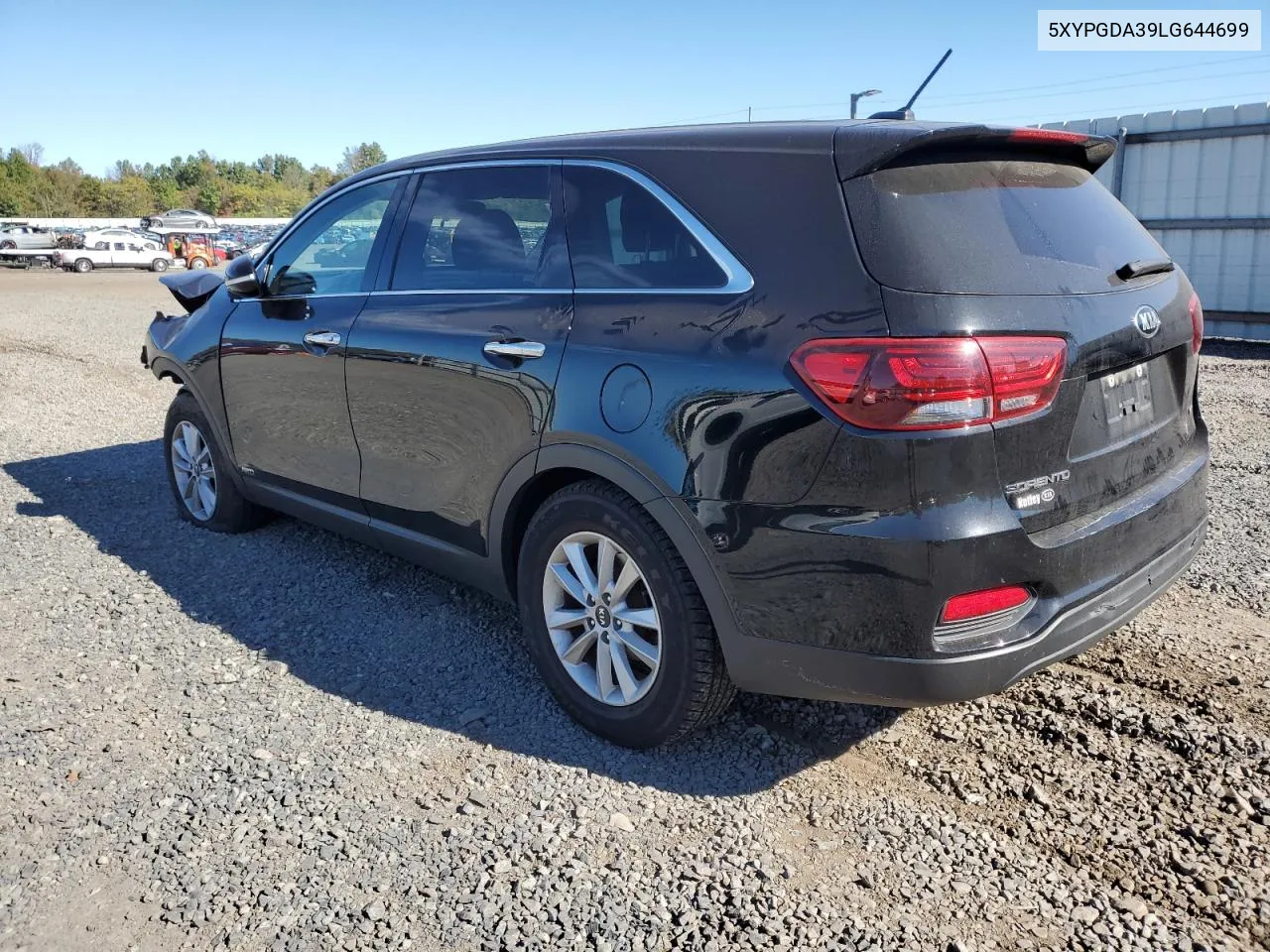 2020 Kia Sorento L VIN: 5XYPGDA39LG644699 Lot: 74953154