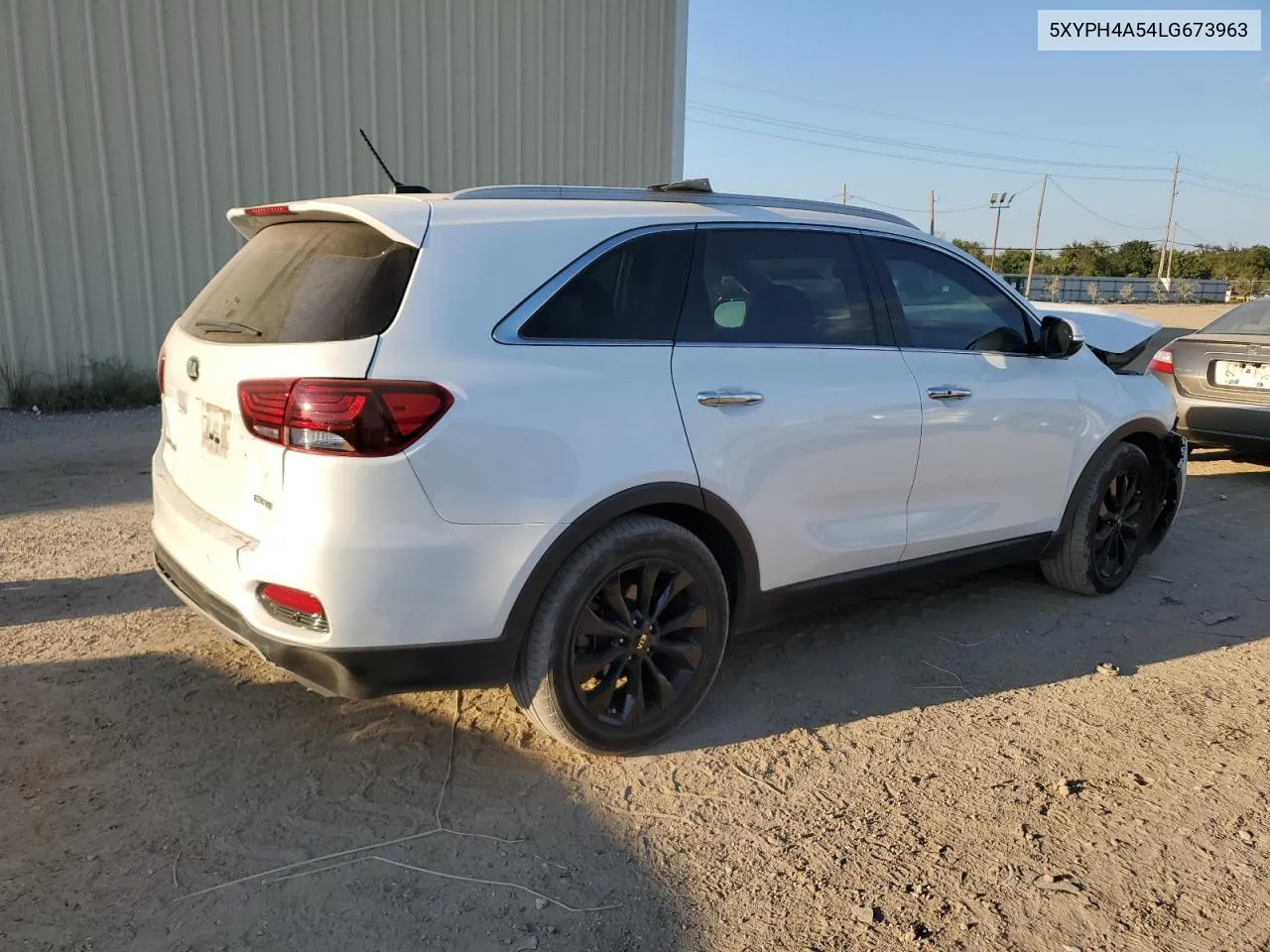 2020 Kia Sorento Ex VIN: 5XYPH4A54LG673963 Lot: 74982964