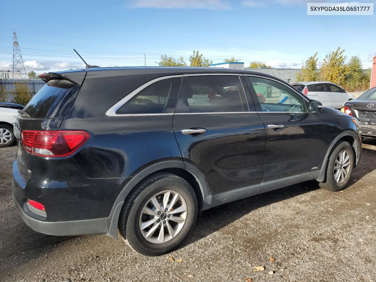 2020 Kia Sorento L VIN: 5XYPGDA35LG651777 Lot: 75630794