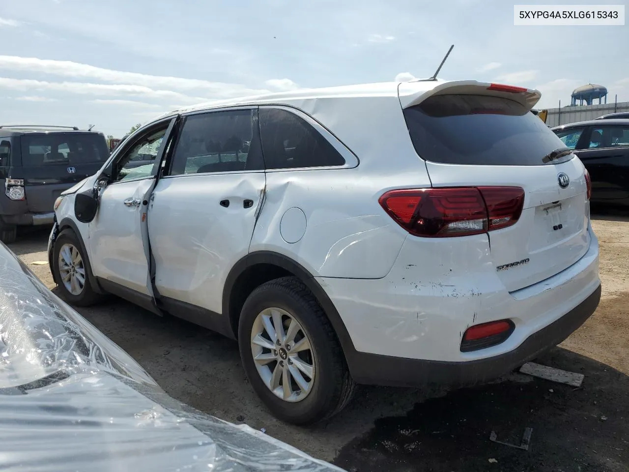 2020 Kia Sorento S VIN: 5XYPG4A5XLG615343 Lot: 75926264