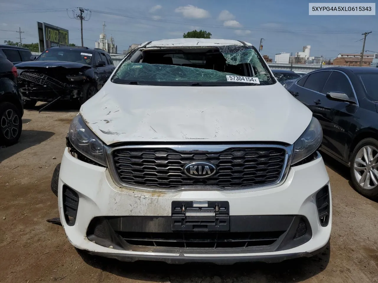 2020 Kia Sorento S VIN: 5XYPG4A5XLG615343 Lot: 75926264