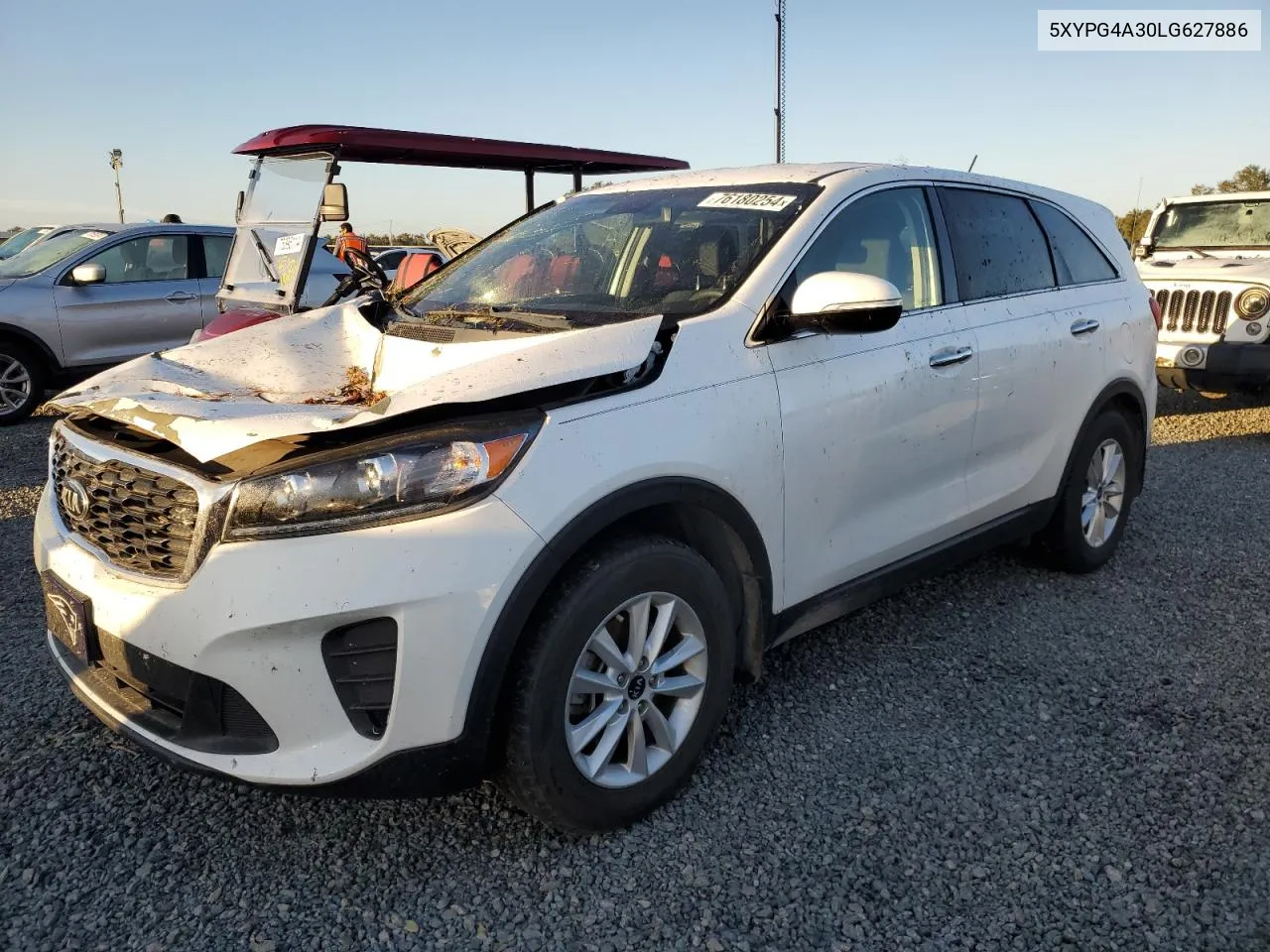 2020 Kia Sorento L VIN: 5XYPG4A30LG627886 Lot: 76180254