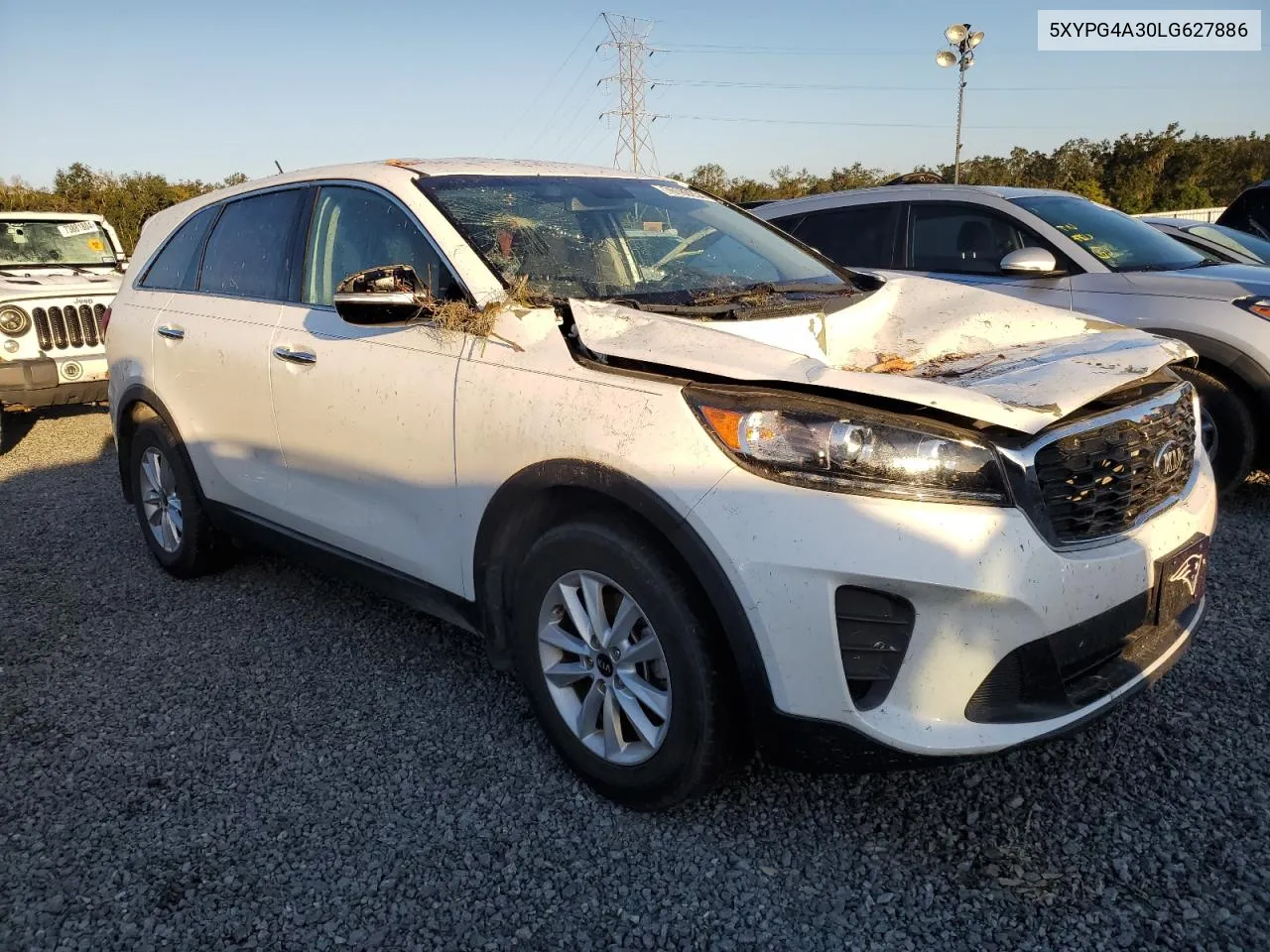 2020 Kia Sorento L VIN: 5XYPG4A30LG627886 Lot: 76180254