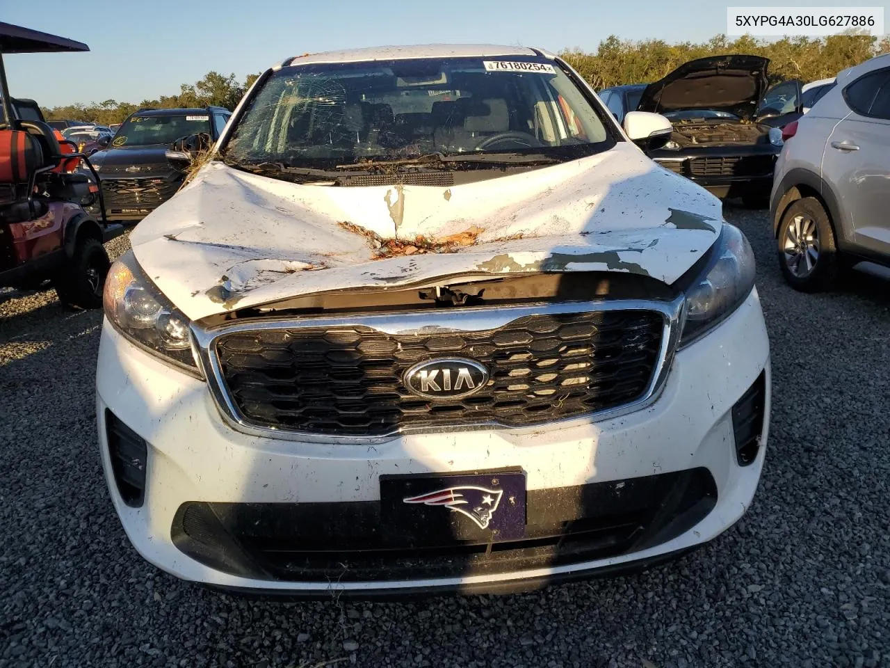 2020 Kia Sorento L VIN: 5XYPG4A30LG627886 Lot: 76180254