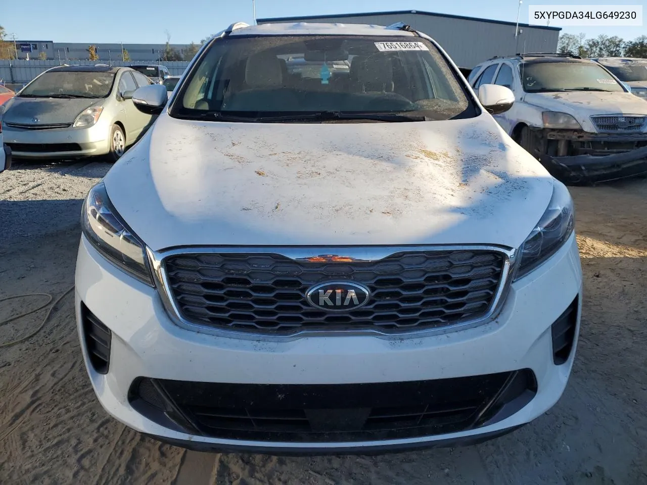 2020 Kia Sorento L VIN: 5XYPGDA34LG649230 Lot: 76516864