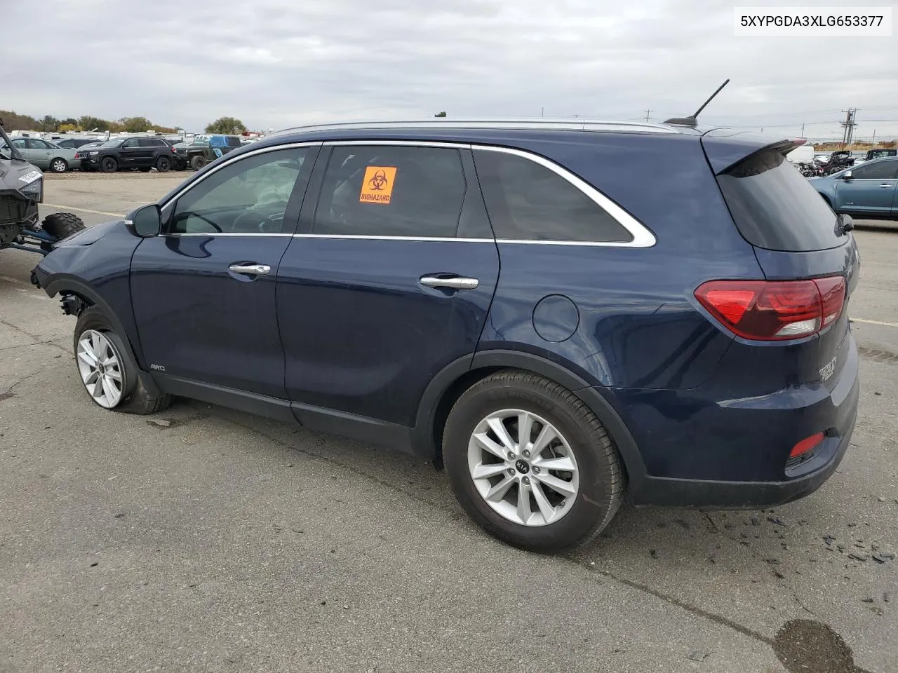 2020 Kia Sorento L VIN: 5XYPGDA3XLG653377 Lot: 77474174