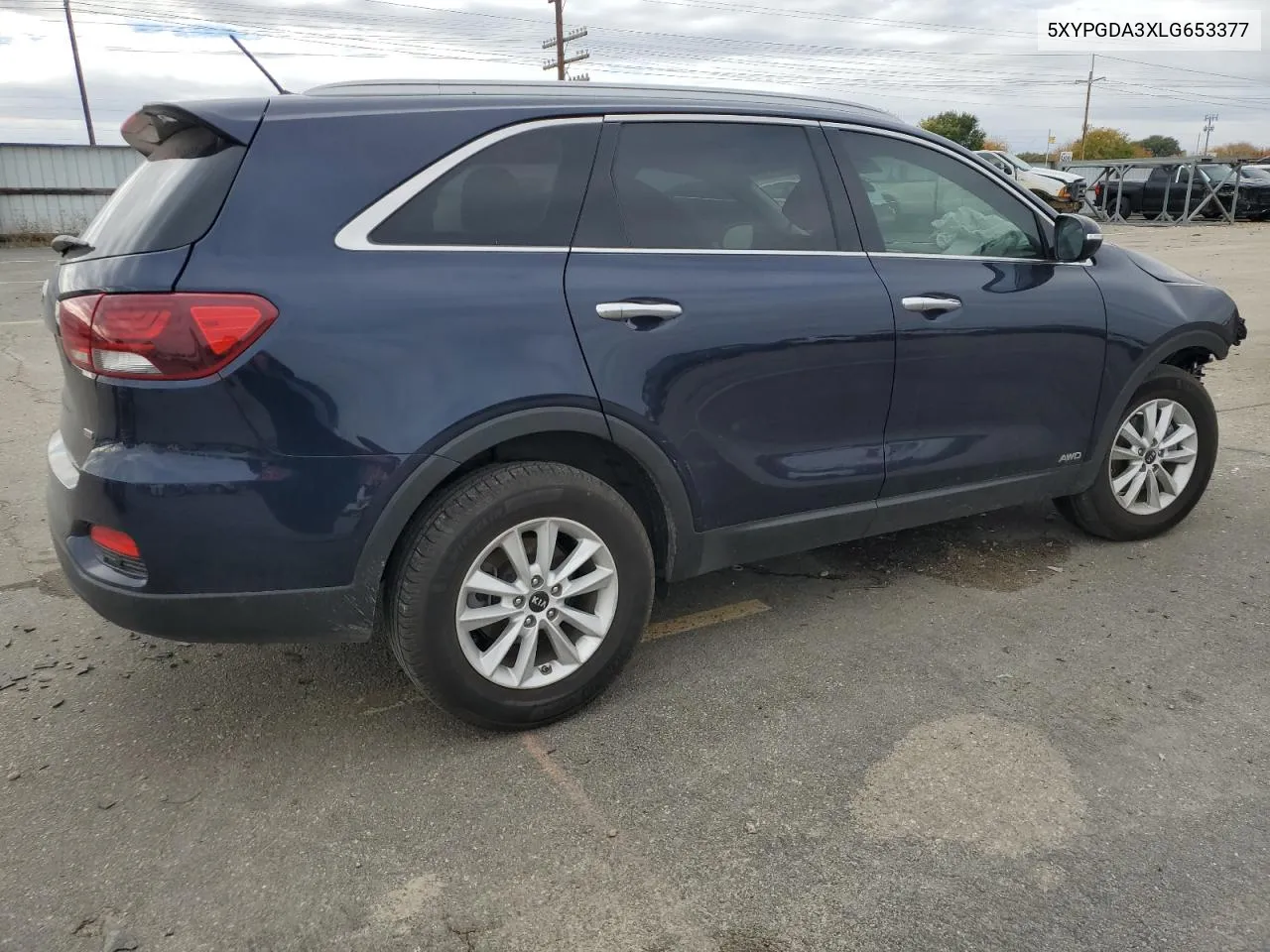 2020 Kia Sorento L VIN: 5XYPGDA3XLG653377 Lot: 77474174