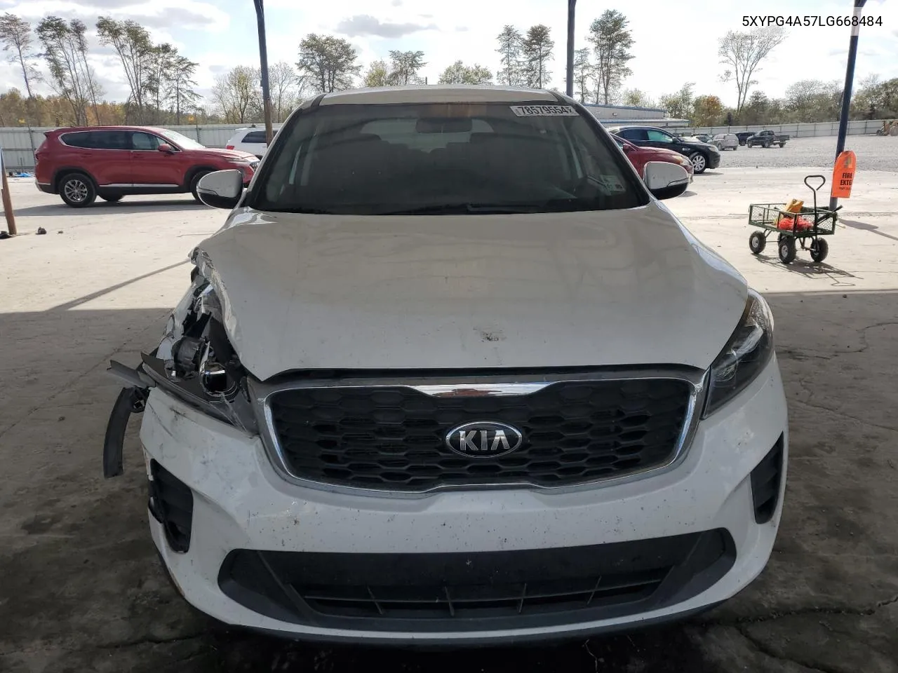 2020 Kia Sorento S VIN: 5XYPG4A57LG668484 Lot: 78579554