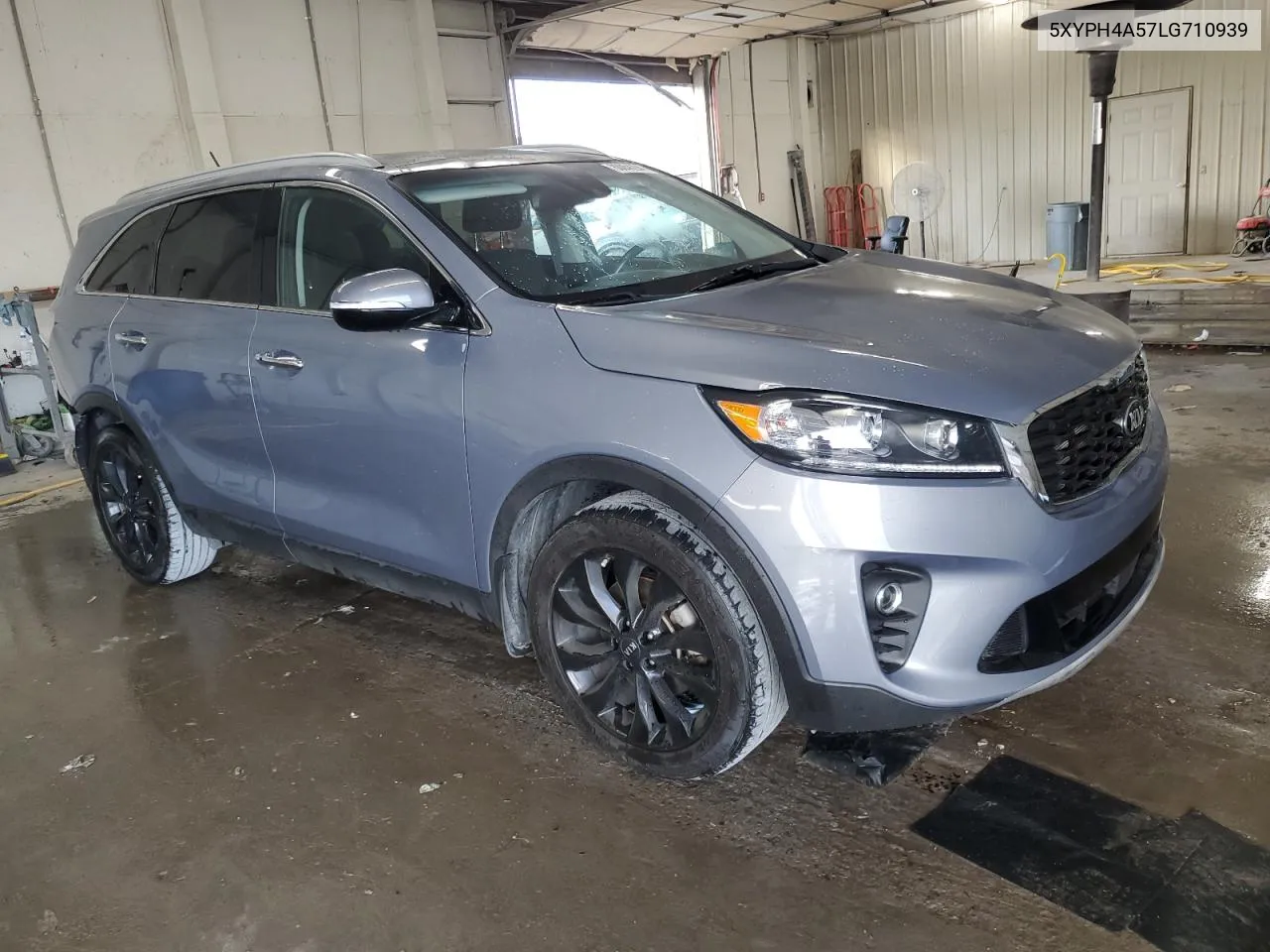 2020 Kia Sorento Ex VIN: 5XYPH4A57LG710939 Lot: 80059294