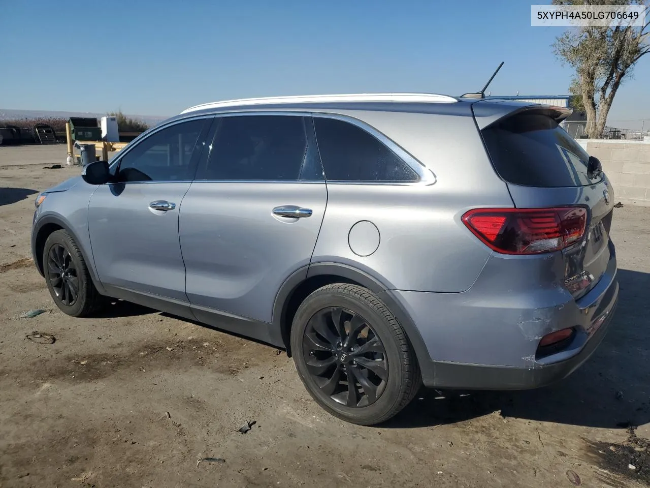 2020 Kia Sorento Ex VIN: 5XYPH4A50LG706649 Lot: 80980034