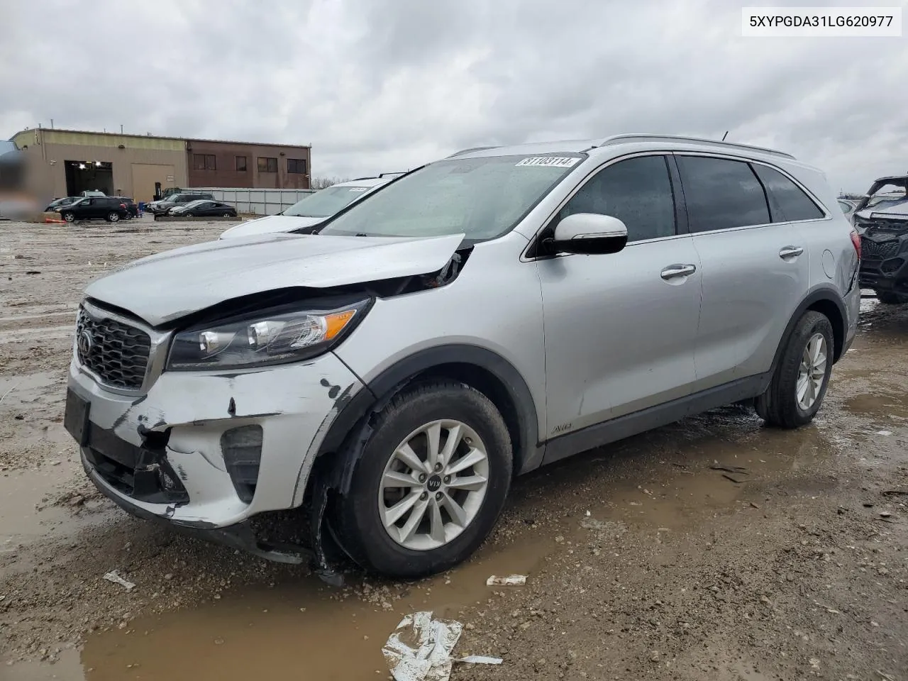 2020 Kia Sorento L VIN: 5XYPGDA31LG620977 Lot: 81103114