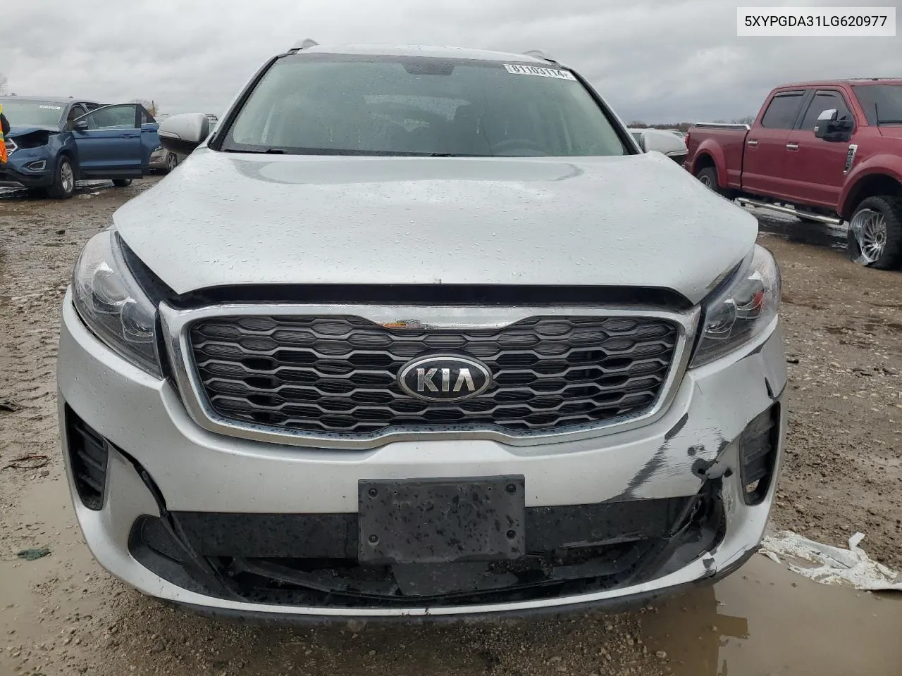 2020 Kia Sorento L VIN: 5XYPGDA31LG620977 Lot: 81103114