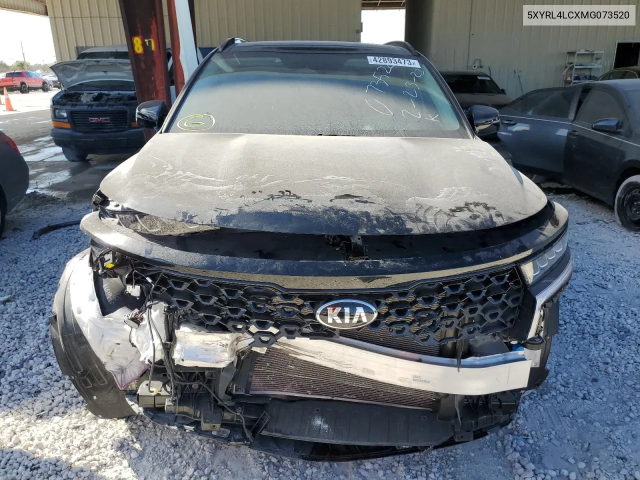 2021 Kia Sorento S VIN: 5XYRL4LCXMG073520 Lot: 42893473