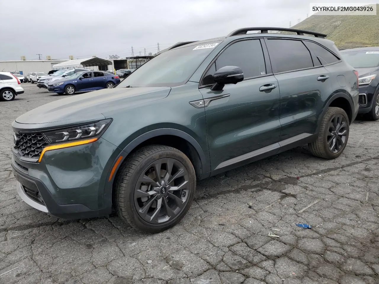 2021 Kia Sorento Sx VIN: 5XYRKDLF2MG043926 Lot: 55293734