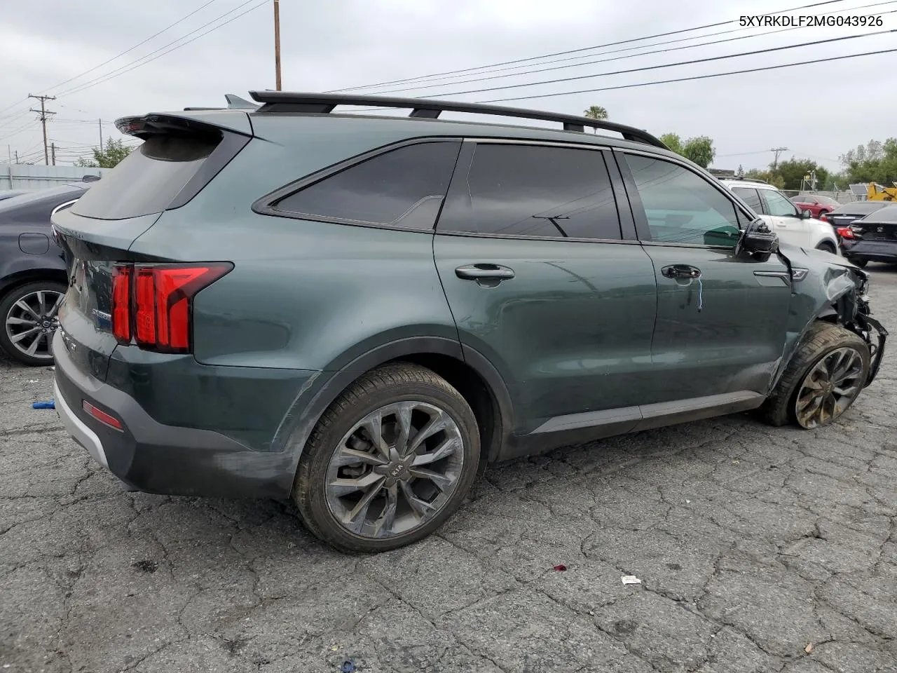 5XYRKDLF2MG043926 2021 Kia Sorento Sx