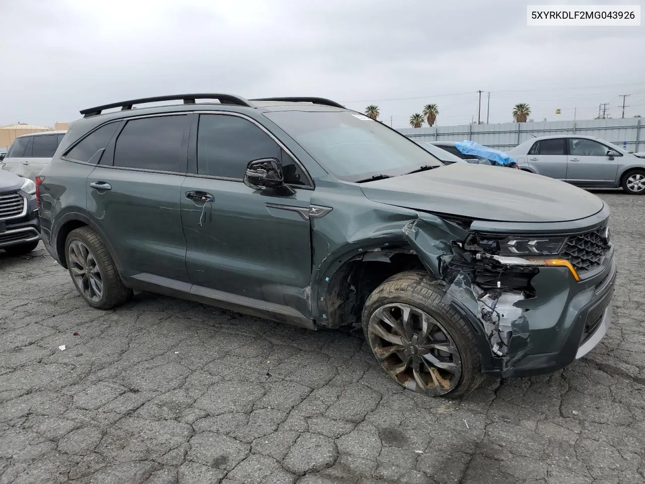 2021 Kia Sorento Sx VIN: 5XYRKDLF2MG043926 Lot: 55293734