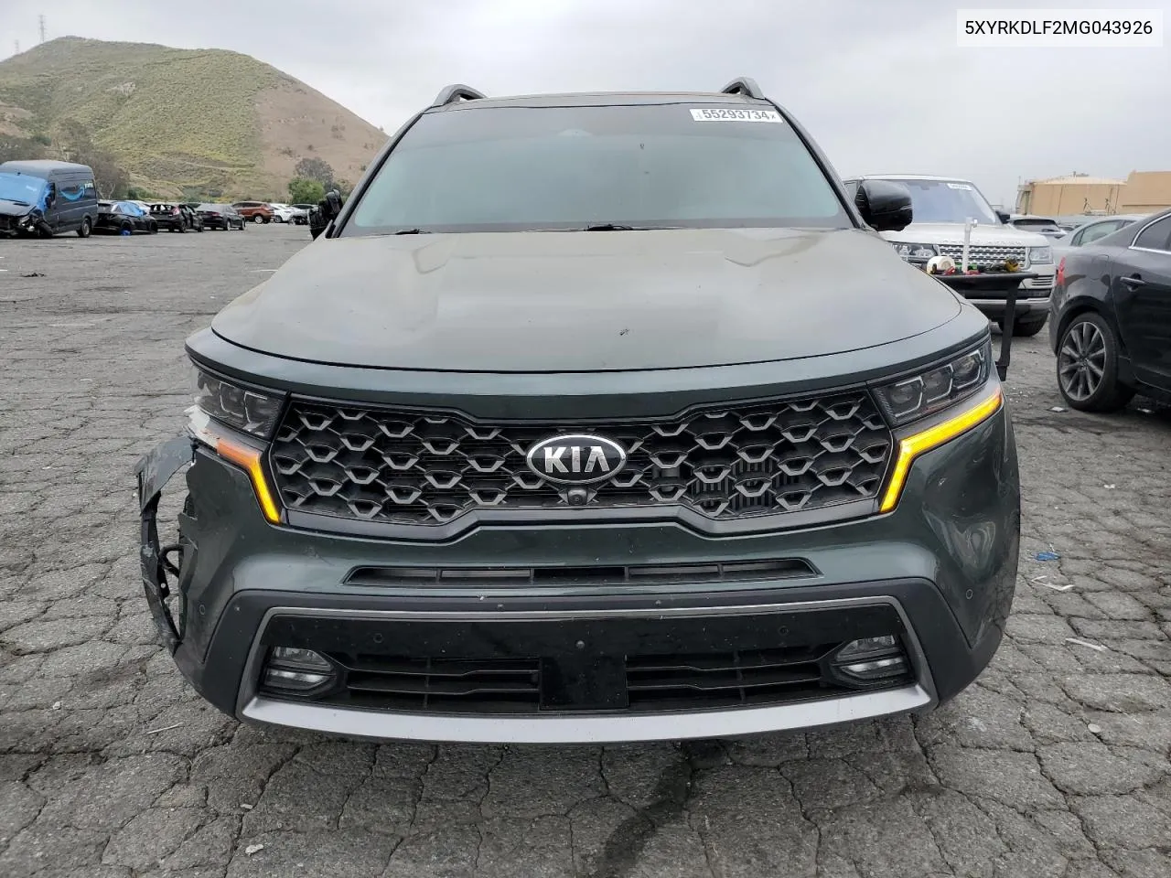 2021 Kia Sorento Sx VIN: 5XYRKDLF2MG043926 Lot: 55293734