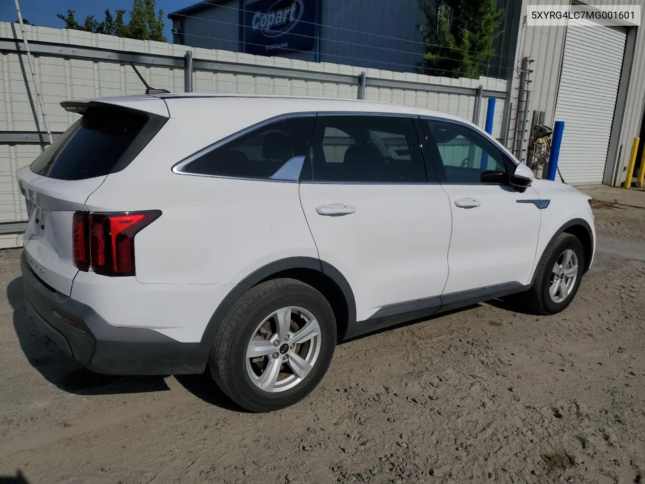 2021 Kia Sorento Lx VIN: 5XYRG4LC7MG001601 Lot: 57496544