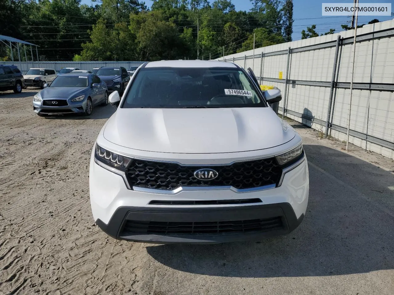 2021 Kia Sorento Lx VIN: 5XYRG4LC7MG001601 Lot: 57496544