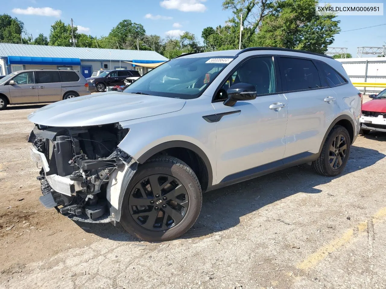 2021 Kia Sorento S VIN: 5XYRLDLCXMG006951 Lot: 58008644