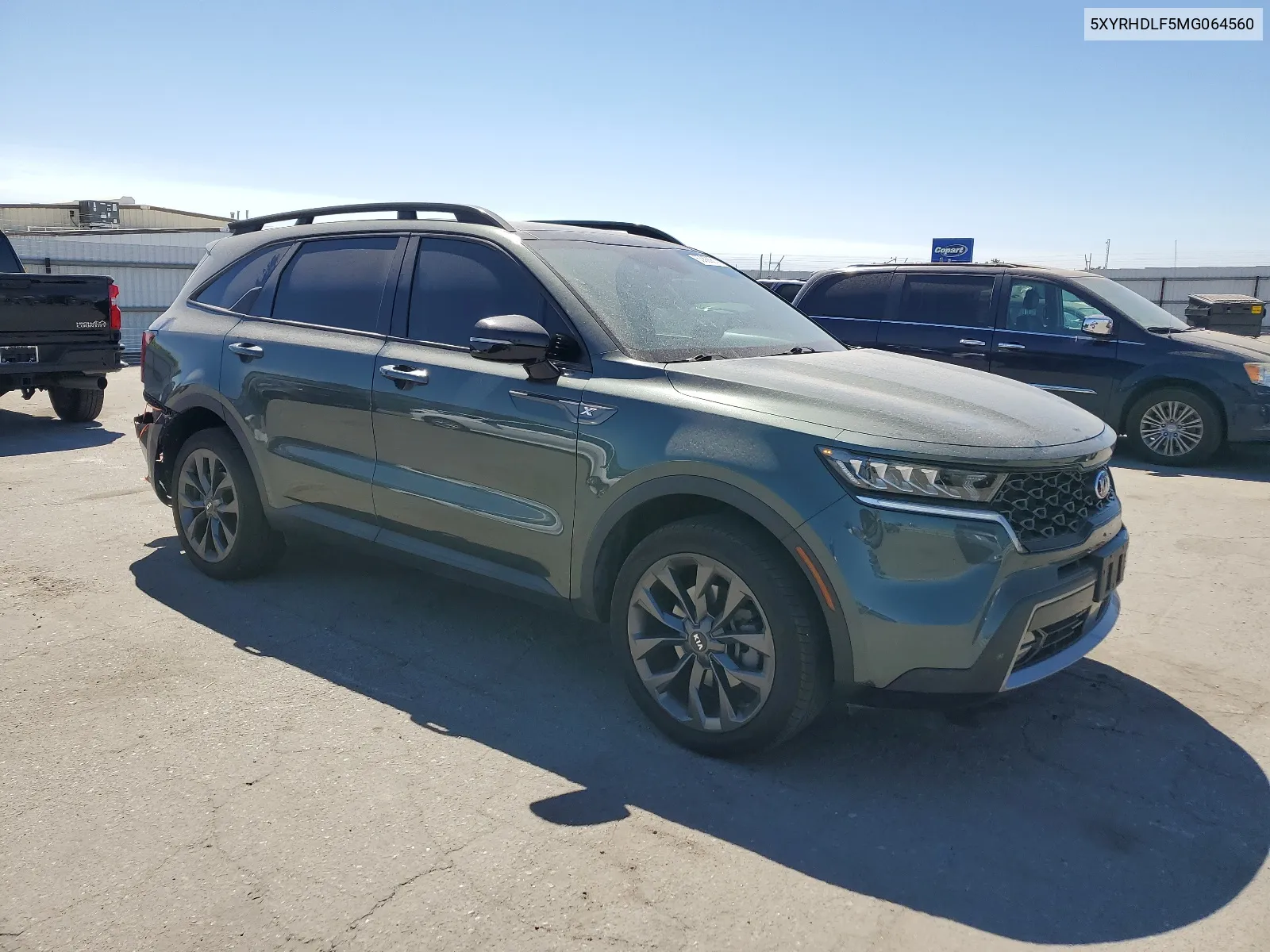 2021 Kia Sorento Ex VIN: 5XYRHDLF5MG064560 Lot: 63866614