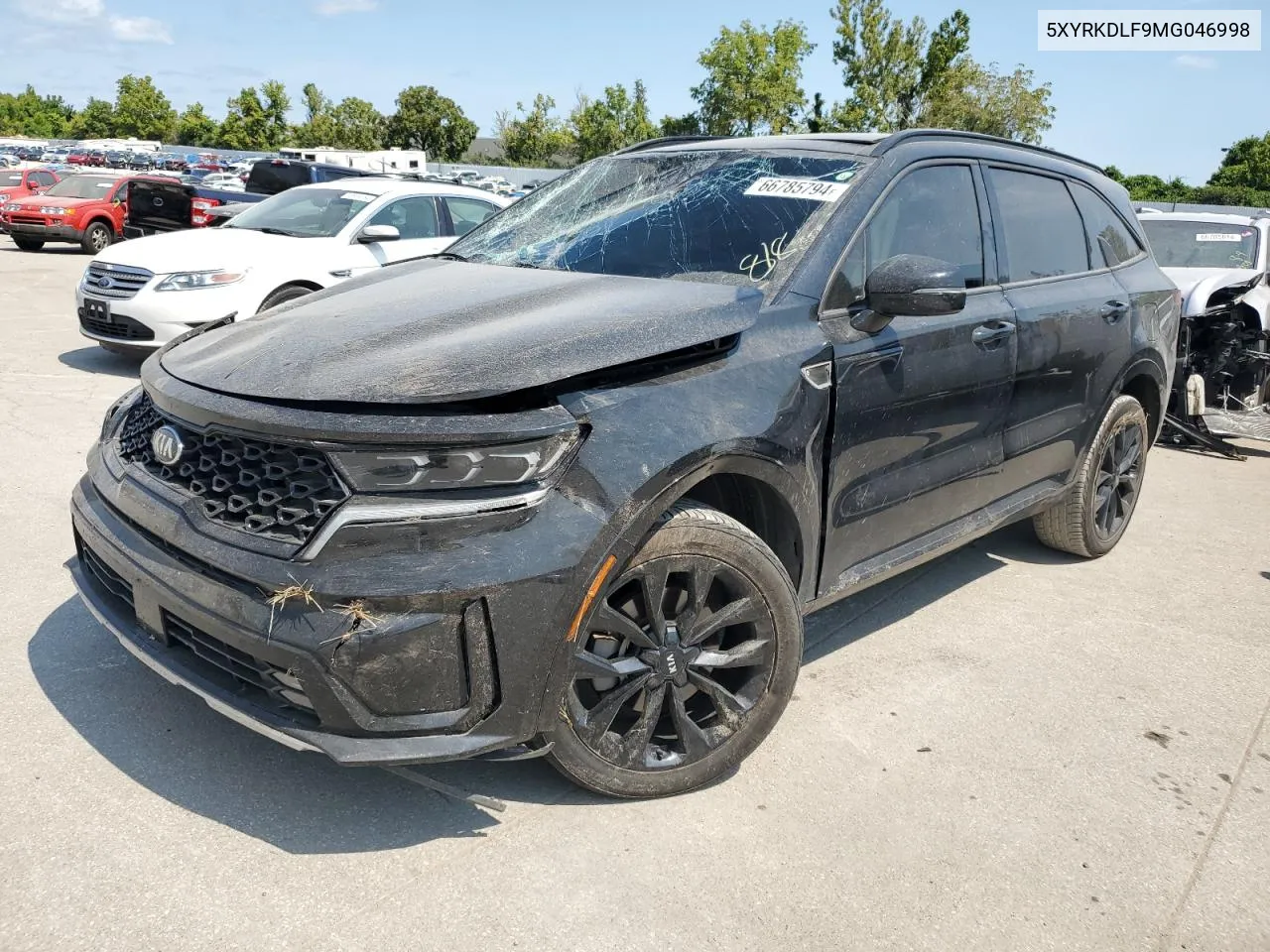 2021 Kia Sorento Sx VIN: 5XYRKDLF9MG046998 Lot: 66785794