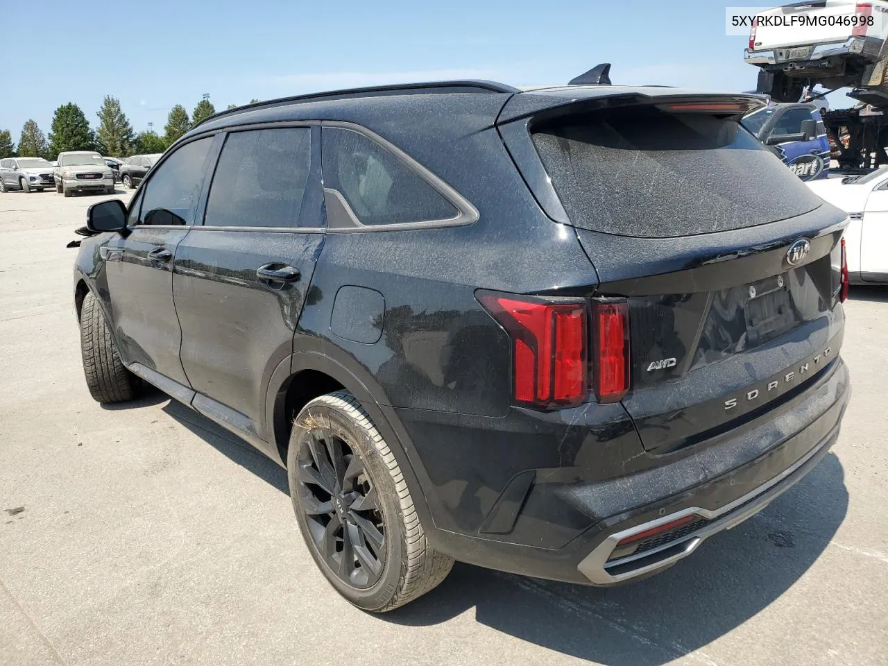 2021 Kia Sorento Sx VIN: 5XYRKDLF9MG046998 Lot: 66785794