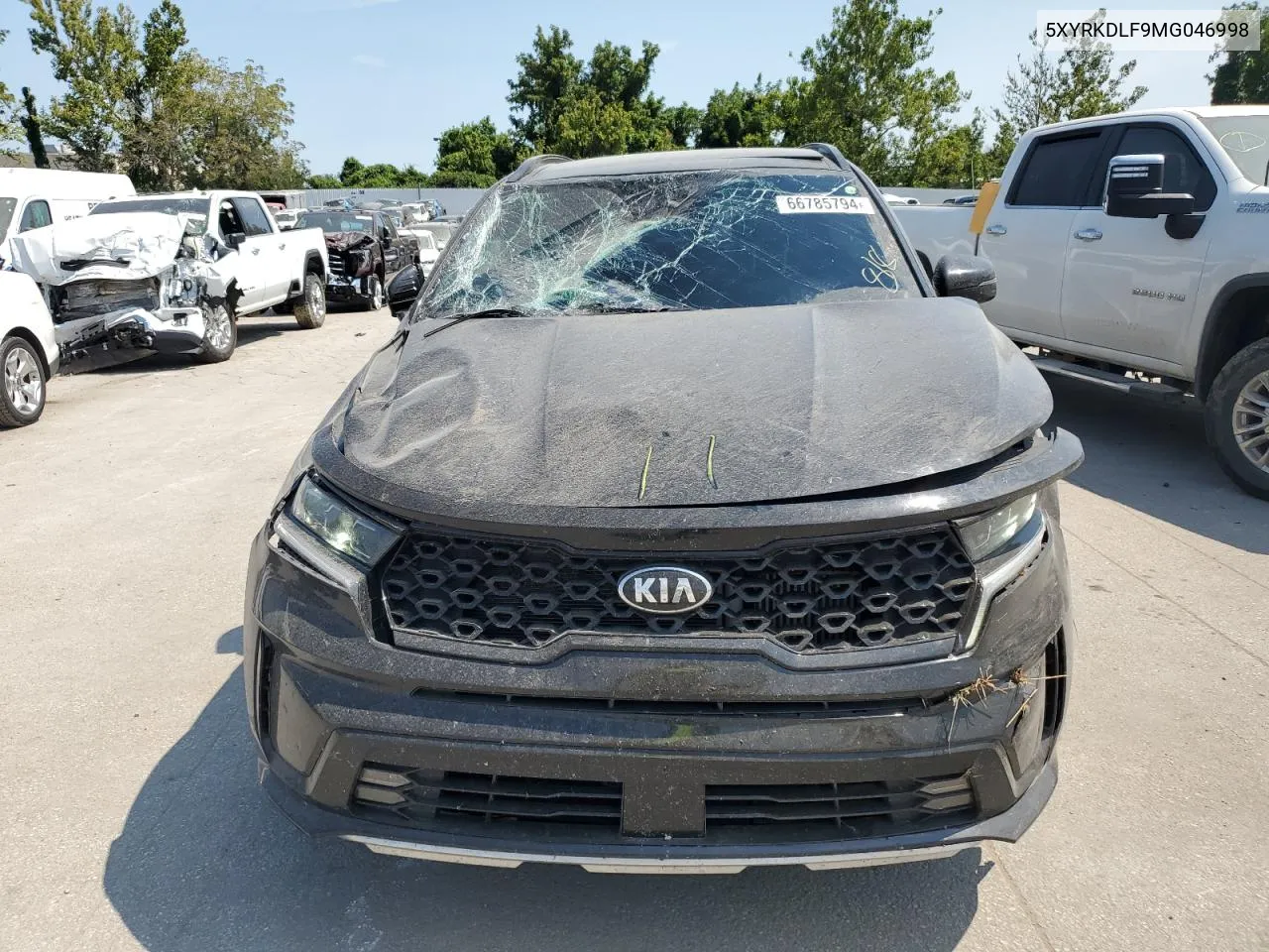 2021 Kia Sorento Sx VIN: 5XYRKDLF9MG046998 Lot: 66785794