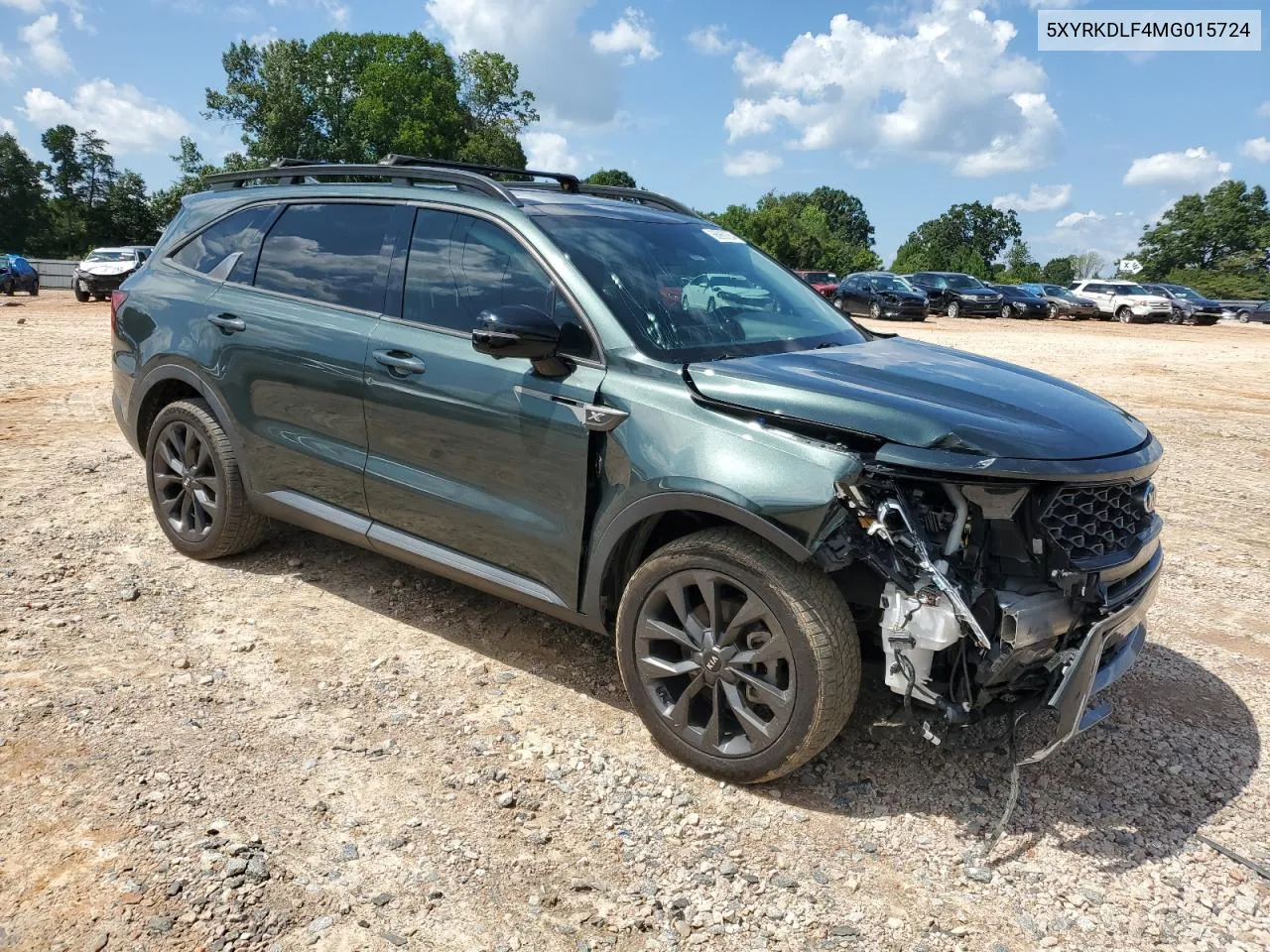 2021 Kia Sorento Sx VIN: 5XYRKDLF4MG015724 Lot: 66969264