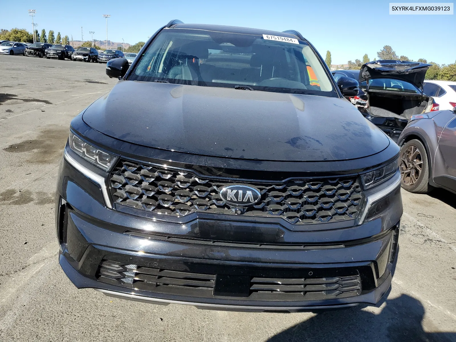 2021 Kia Sorento Sx VIN: 5XYRK4LFXMG039123 Lot: 67519484