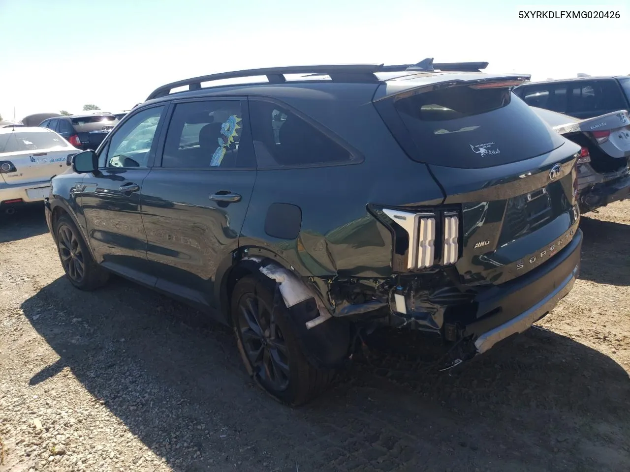 2021 Kia Sorento Sx VIN: 5XYRKDLFXMG020426 Lot: 68501494