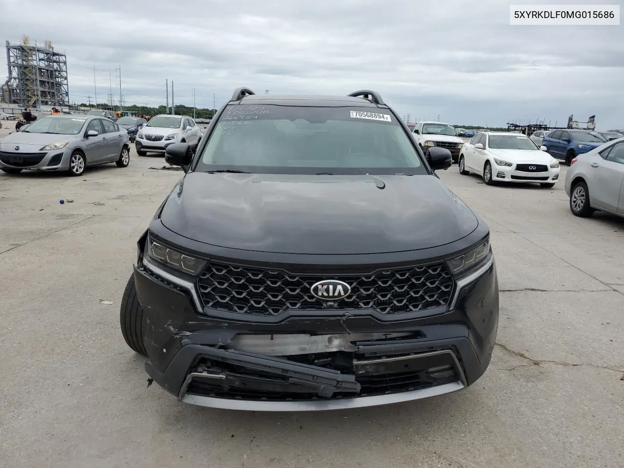 2021 Kia Sorento Sx VIN: 5XYRKDLF0MG015686 Lot: 70568894