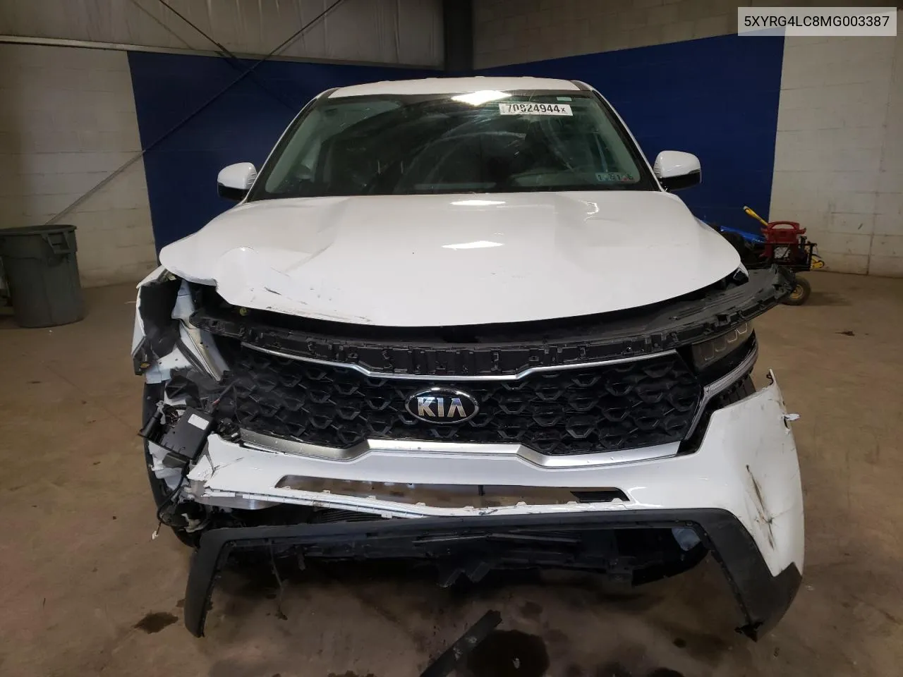 2021 Kia Sorento Lx VIN: 5XYRG4LC8MG003387 Lot: 70824944