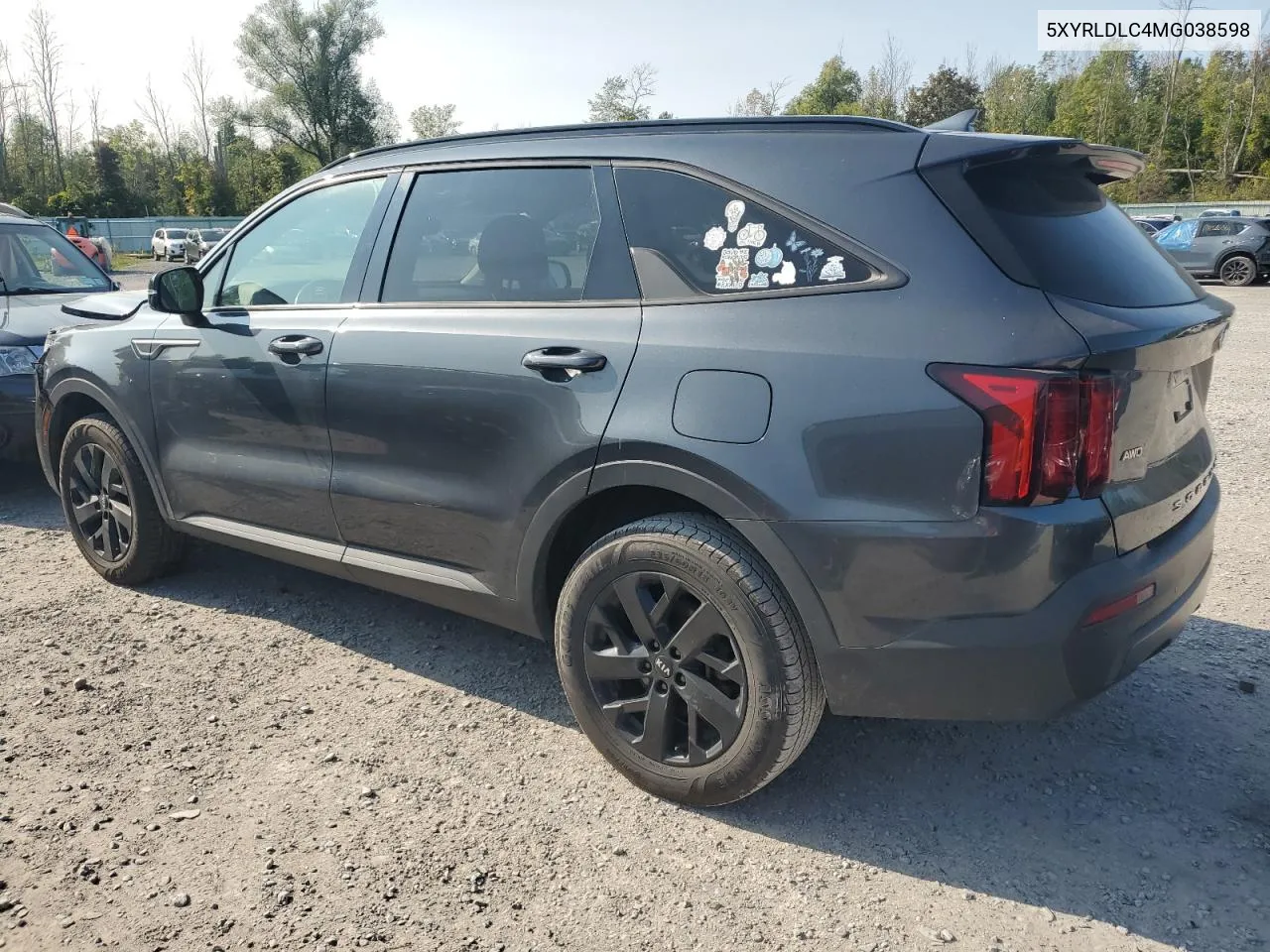 2021 Kia Sorento S VIN: 5XYRLDLC4MG038598 Lot: 71044764