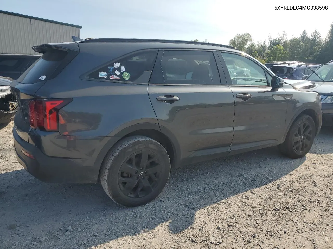 2021 Kia Sorento S VIN: 5XYRLDLC4MG038598 Lot: 71044764