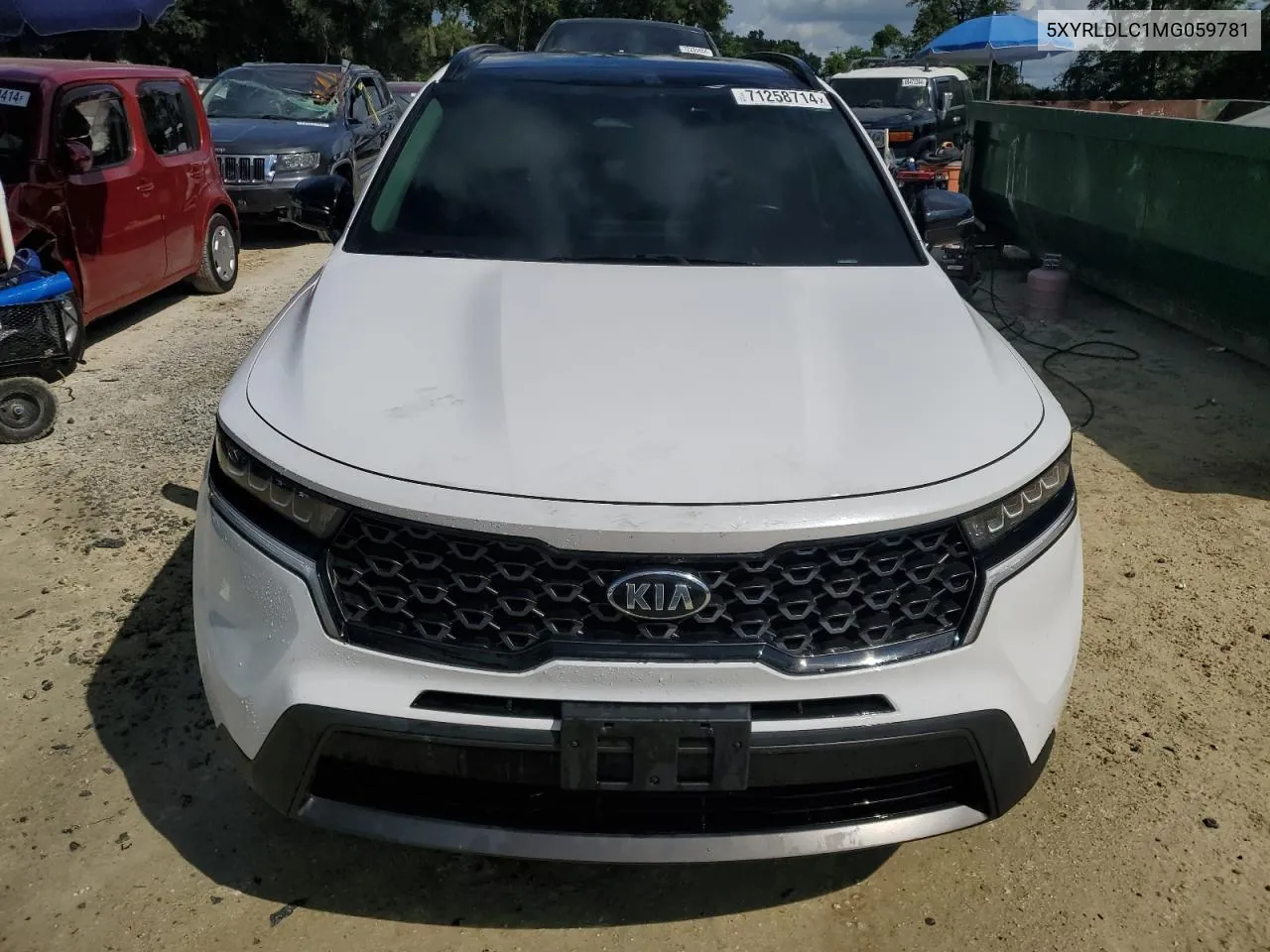 2021 Kia Sorento S VIN: 5XYRLDLC1MG059781 Lot: 71258714