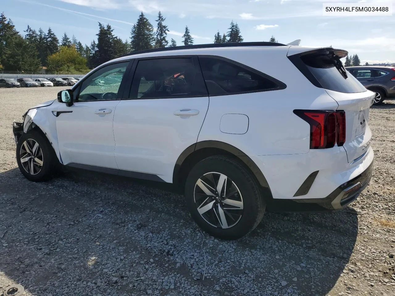 2021 Kia Sorento Ex VIN: 5XYRH4LF5MG034488 Lot: 71599044