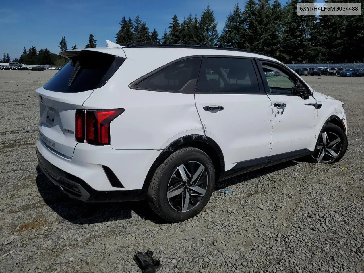 5XYRH4LF5MG034488 2021 Kia Sorento Ex