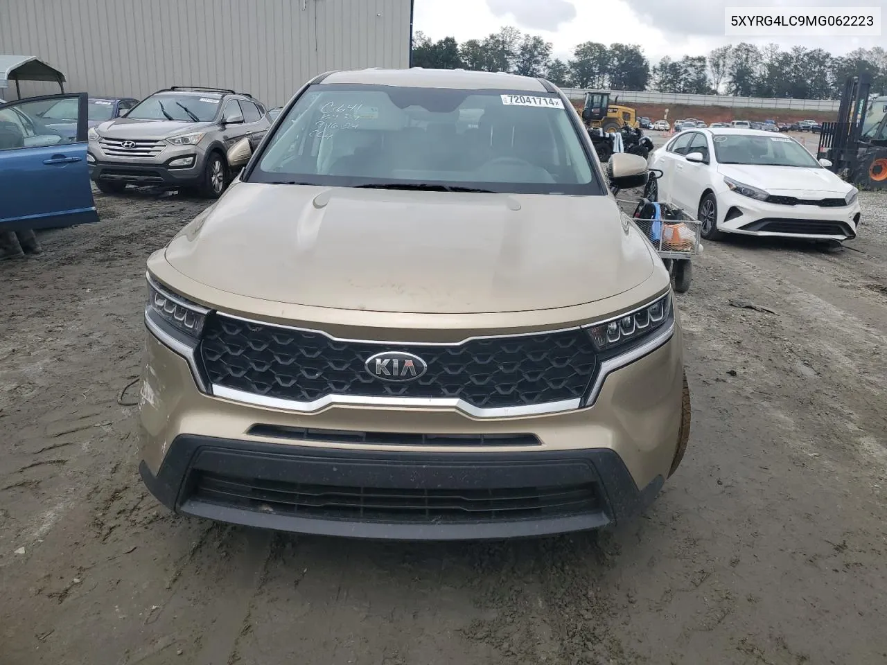 2021 Kia Sorento Lx VIN: 5XYRG4LC9MG062223 Lot: 72041714