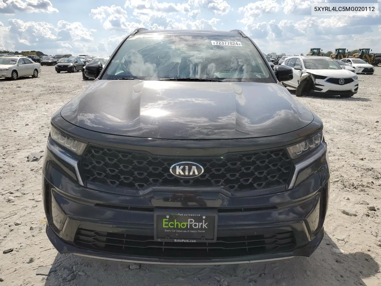 2021 Kia Sorento S VIN: 5XYRL4LC5MG020112 Lot: 72377824