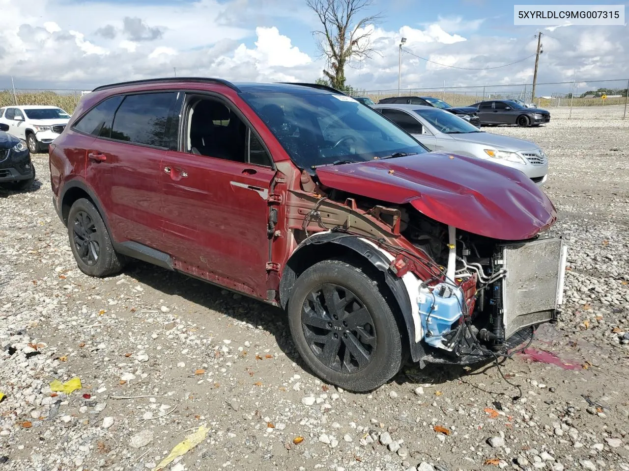 2021 Kia Sorento S VIN: 5XYRLDLC9MG007315 Lot: 72554114